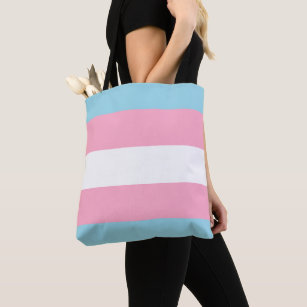 "Transgender Flag" Tote Bag Tasche