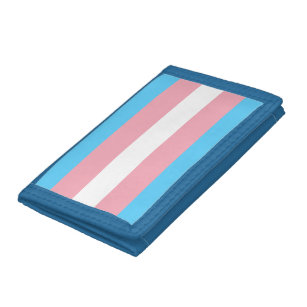 transgender Flag trans lgbt lgbtq schwul lesbian h Trifold Geldbörse