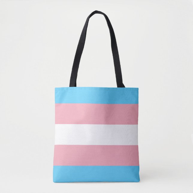 Transgender-Flag trans-prime LGBT-Symbol Homos Tasche (Vorderseite)