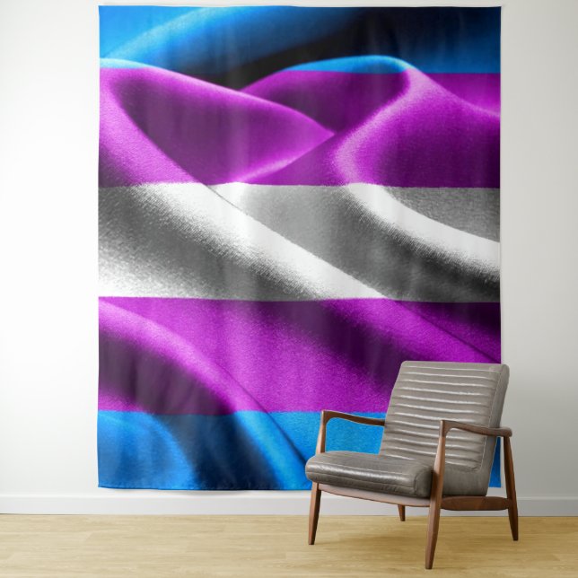 Transgender-Flag Wandteppich (Beispiel)