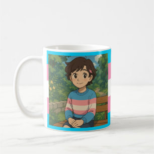 Transgender Flagge   LGBTQIA+  Kaffeetasse