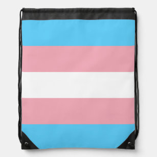 Transgender-Flags-Zeichenkette Turnbeutel