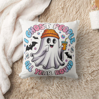 Transgender Funny Halloween - I Ghost People Kissen