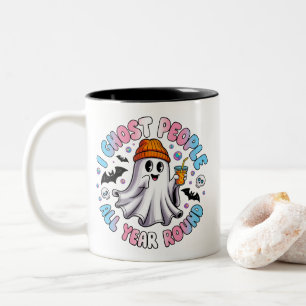 Transgender Funny Halloween – Ich beschwere Leute Zweifarbige Tasse