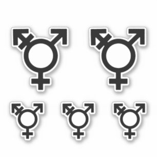 Transgender-Geschlechtssymbol Aufkleber