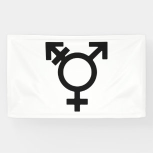 Transgender-Geschlechtssymbol Banner