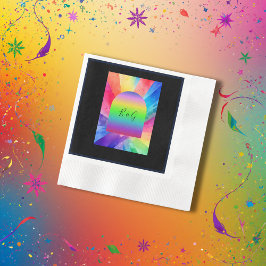 Transgender-Hochzeit Serviette