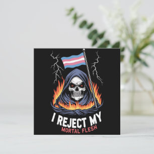 Transgender LGBT Stolz Ich lehne mein sterbliches  Einladung