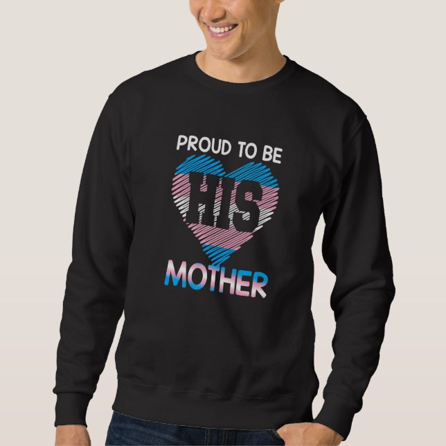 Transgender Mama Trans Pride Flag Transgender Moth Sweatshirt (Vorderseite)
