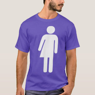 Transgender-Neutrales Badezimmersymbol Schild LGBT T-Shirt