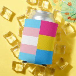 Transgender Pansexual Dual Pride Flag Dosenkühler