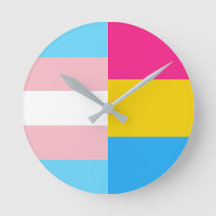 Transgender-Pansexuelle Doppel-Stolzflagge