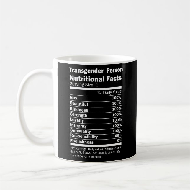 Transgender Person Trans Pride Kaffeetasse (Links)