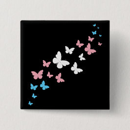 Transgender Pride Butterfly Trail Button