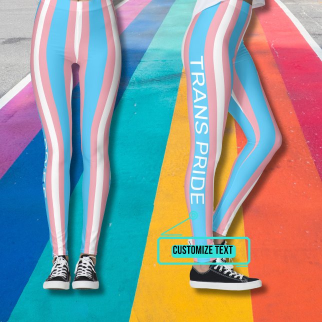 Transgender Pride Celebration Leggings (Please enjoy our design and see the others in the collection.)