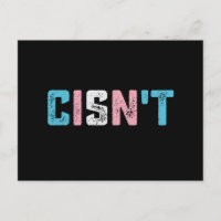 Transgender Pride Cis't LGBTQ Trans Flag Funny
