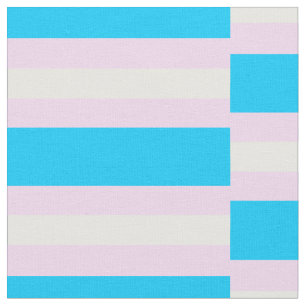 Transgender Pride Fabric by the Yard (Checkered) Stoff