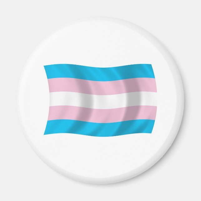 Transgender-Pride-Flag-Magnet Magnet (Vorne)