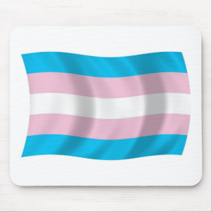Transgender Pride Flag Mousepad