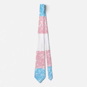 Transgender-Pride-Glitzer Krawatte