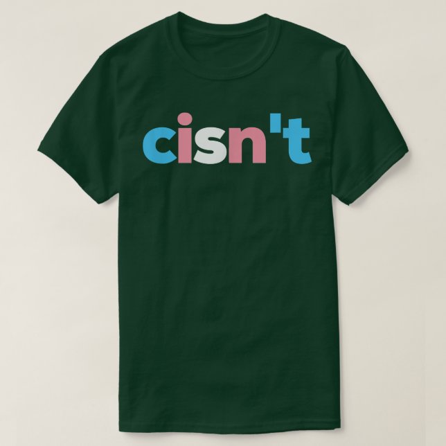 Transgender Pride kann nicht - LGBTQ Trans Flag -  T-Shirt (Design vorne)