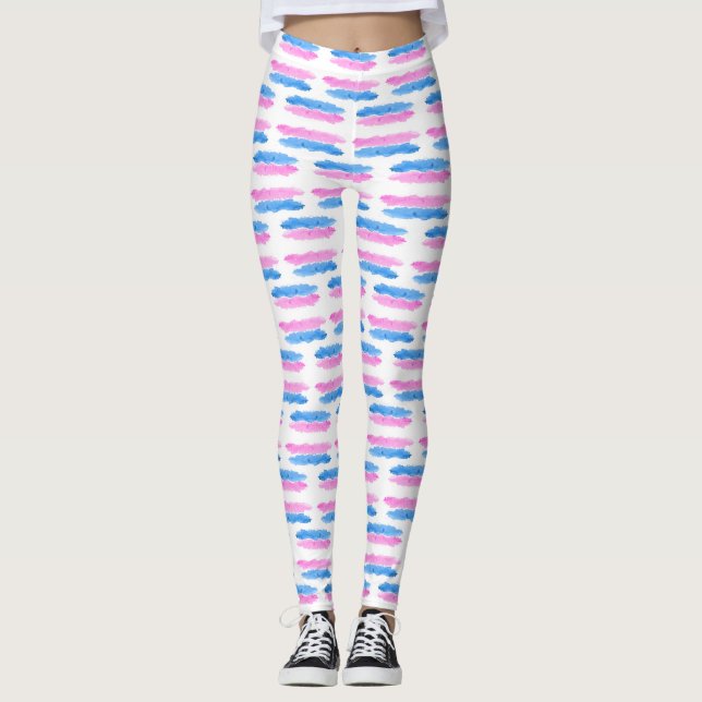 Transgender-Pride-Leggings Leggings (Vorderseite)