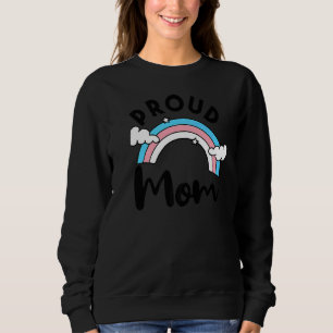 Transgender Pride Mama Rainbow Trans Fla Sweatshirt