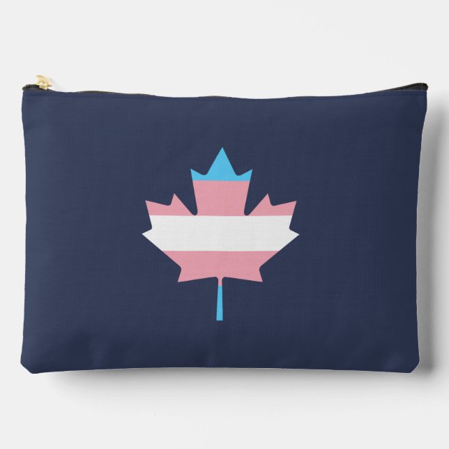 Transgender pride maple leaf  zubehörtasche (Vorderseite)