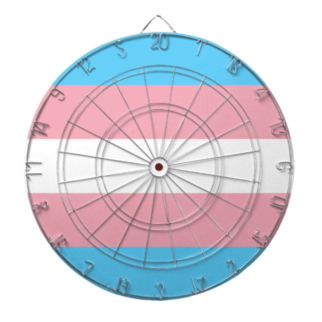 Transgender-Pride-Markierung Dartscheibe (vorne)