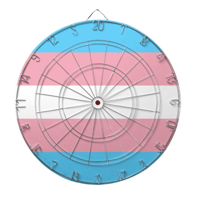 Transgender-Pride-Markierung Dartscheibe (vorne)
