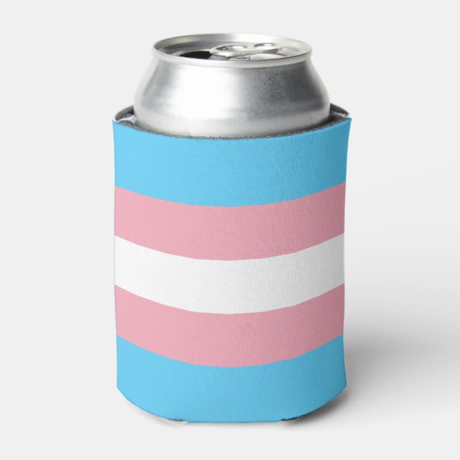 Transgender-Pride-Markierung Dosenkühler (Kanne Vorderseite)