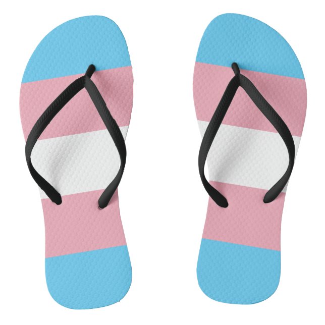 Transgender-Pride-Markierung Flip Flops (Fußbett)