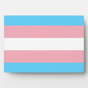 Transgender-Pride-Markierung Fotoplatte
