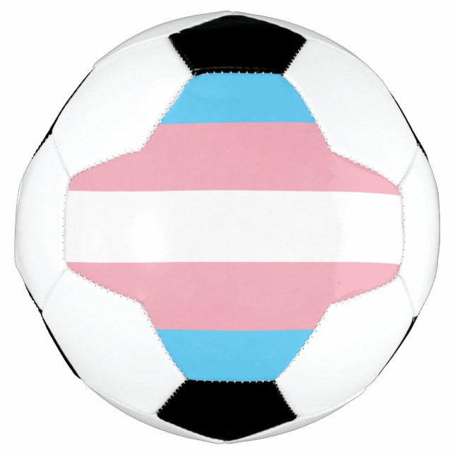 Transgender-Pride-Markierung Fußball (Vorderseite)