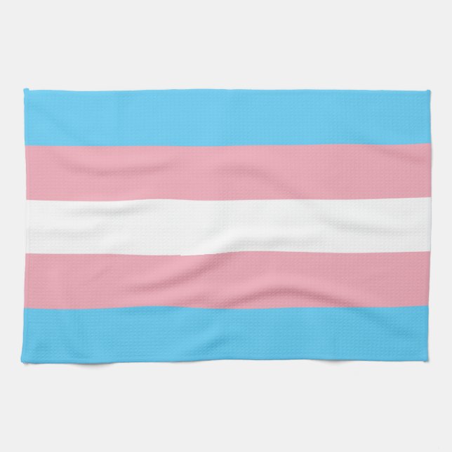 Transgender-Pride-Markierung Geschirrtuch (Horizontal)