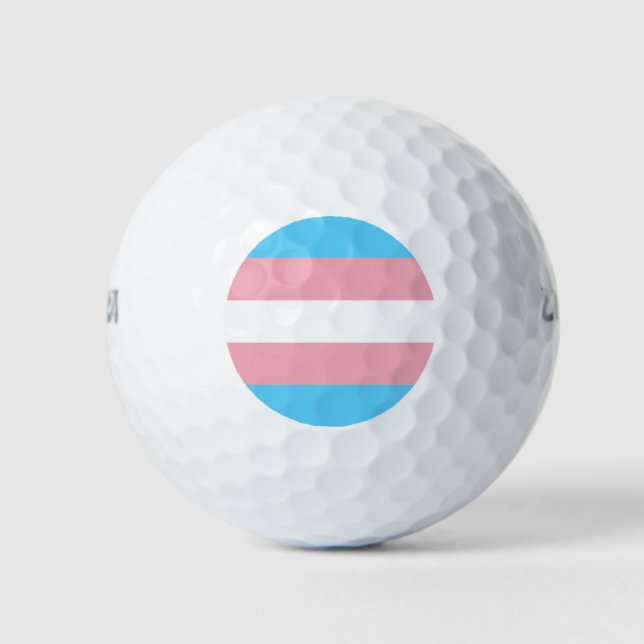 Transgender-Pride-Markierung Golfball (Vorderseite)