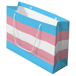 Transgender-Pride-Markierung Große Geschenktüte