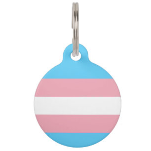 Transgender-Pride-Markierung Haustiermarke