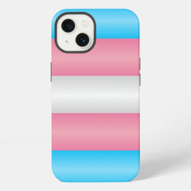 Transgender-Pride-Markierung iPhone Hülle (Rückseite)