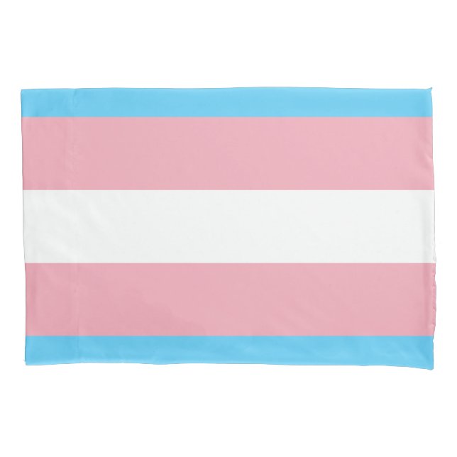 Transgender-Pride-Markierung Kissenbezug (Vorderseite)
