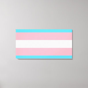 Transgender-Pride-Markierung Leinwanddruck