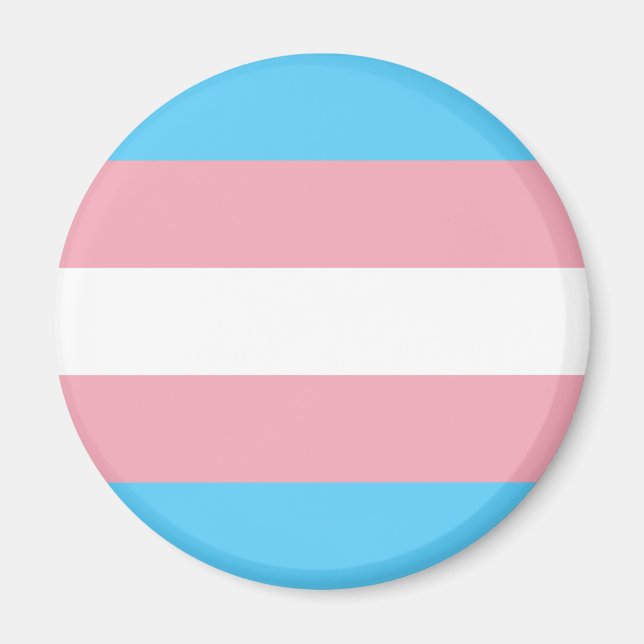 Transgender-Pride-Markierung Magnet (Vorne)