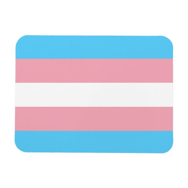 Transgender-Pride-Markierung Magnet (Horizontal)