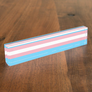Transgender-Pride-Markierung Namensplakette