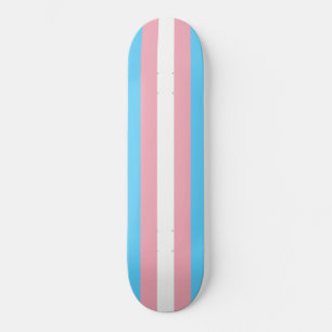 Transgender-Pride-Markierung Skateboard