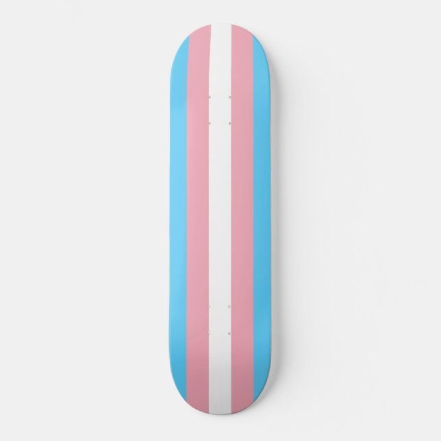 Transgender-Pride-Markierung Skateboard (Vorderseite)