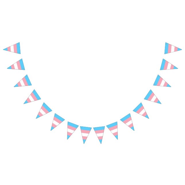 Transgender-Pride-Markierung Wimpelkette (Alle)