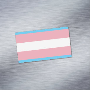 Transgender Prilag - LGBT-Regenbogen Magnetische Visitenkarte
