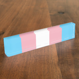 Transgender Prilag - LGBT-Regenbogen Namensplakette
