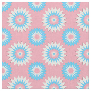 Transgender Prior nahtlos rosa Blumenmuster Stoff